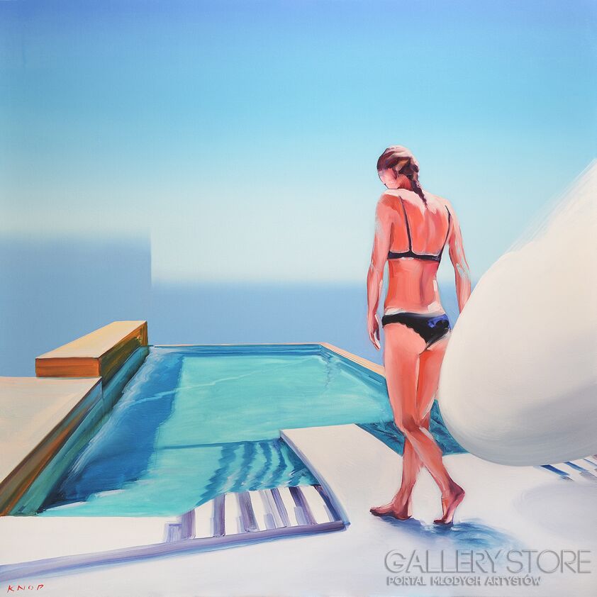 First28680 Last28680-Madame AE ’02 z cyklu SWIMMING POOL-Olej