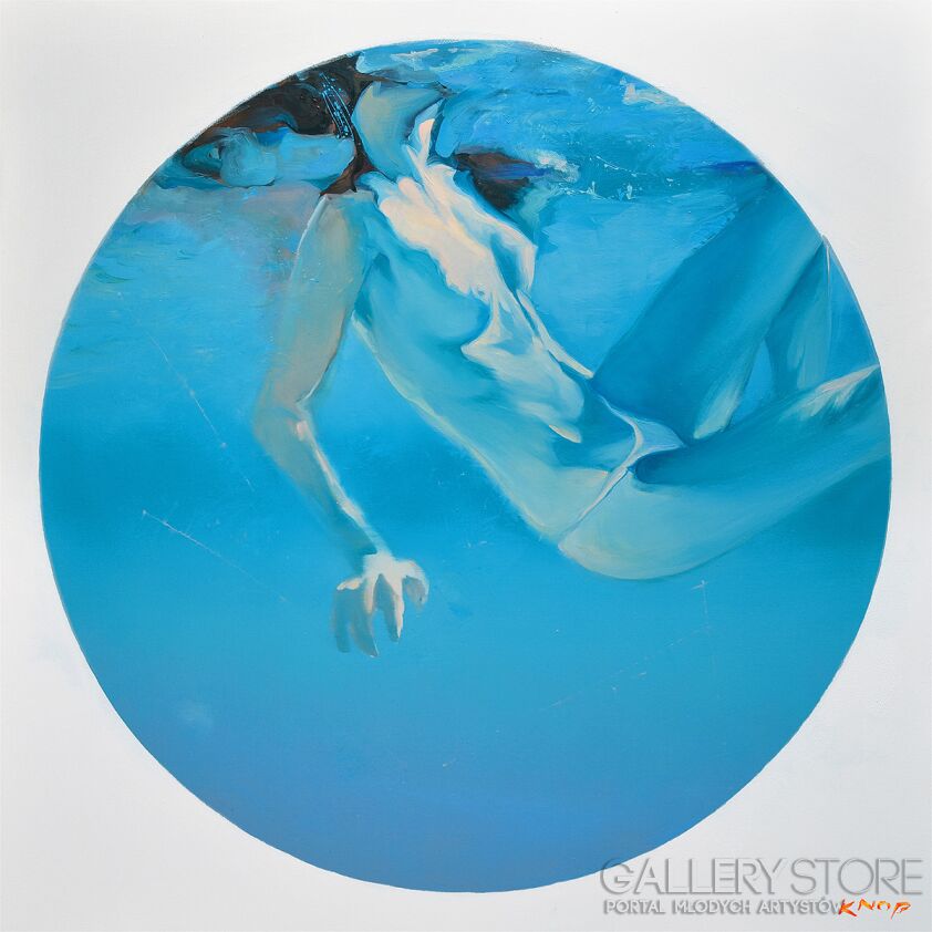 First28680 Last28680-Madame Butterfly z cyklu SWIMMING POOL-Olej