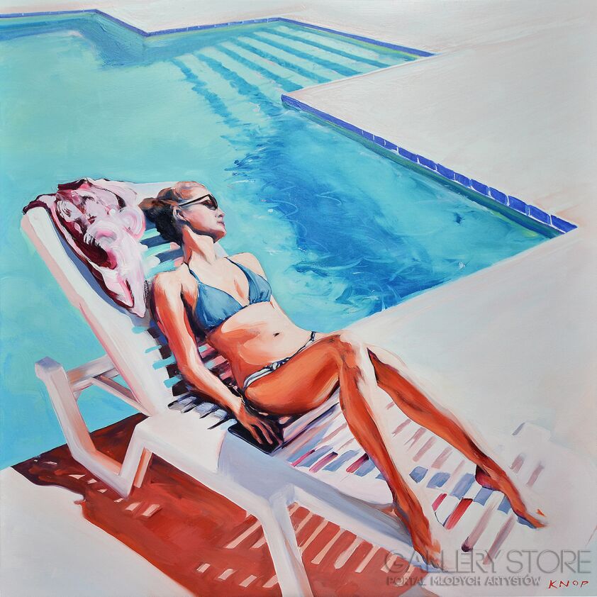 First28680 Last28680-Madame Ev ’01 z cyklu SWIMMING POOL-Olej