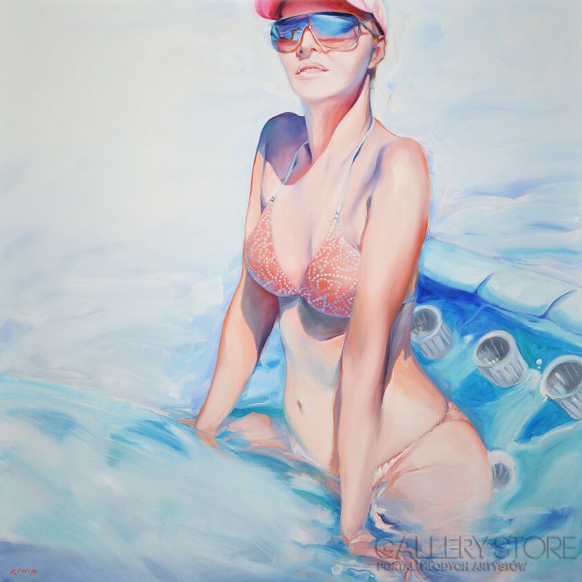 First28680 Last28680-Madame Ev ’18 z cyklu SWIMMING POOL-Olej