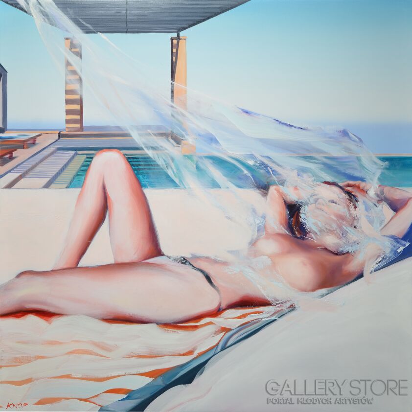 First28680 Last28680-Madame Ev ’XXI z cyklu SWIMMING POOL-Olej
