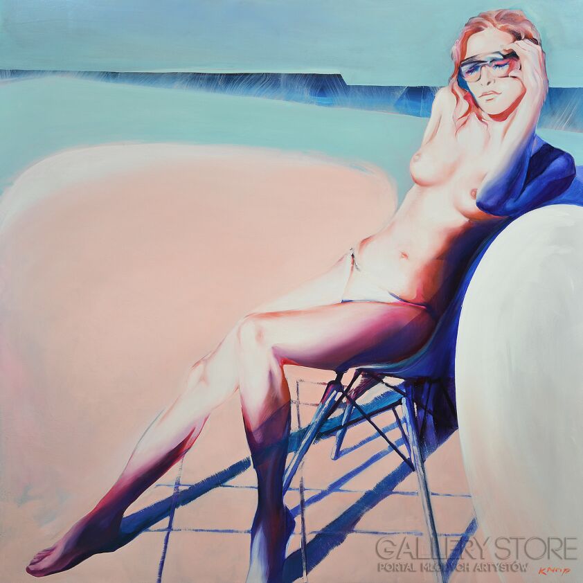 First28680 Last28680-Madame Ev ’XXV z cyklu SWIMMING POOL-Olej