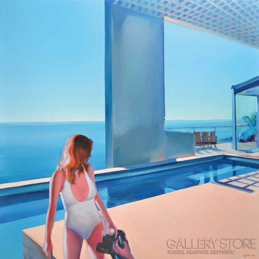 First28680 Last28680-Madame Ginger z cyklu SWIMMING POOL-Olej
