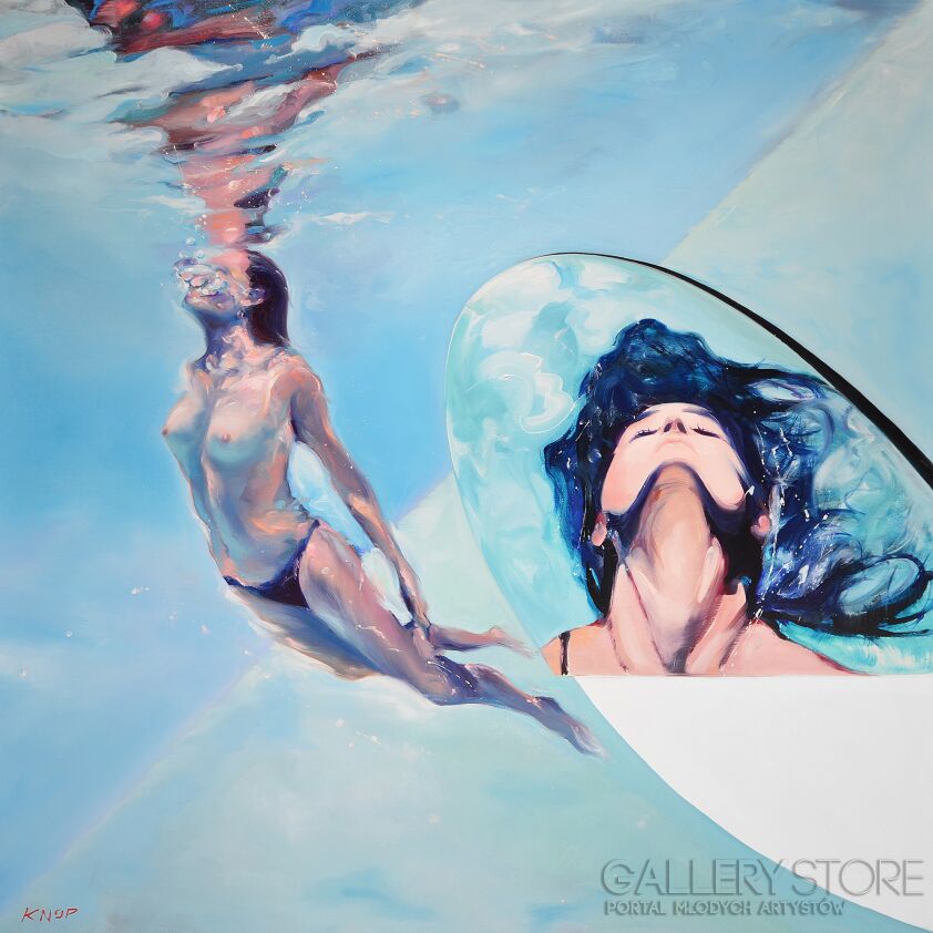 First28680 Last28680-Madame Lucy ’O3 z cyklu SWIMMING POOL-Olej
