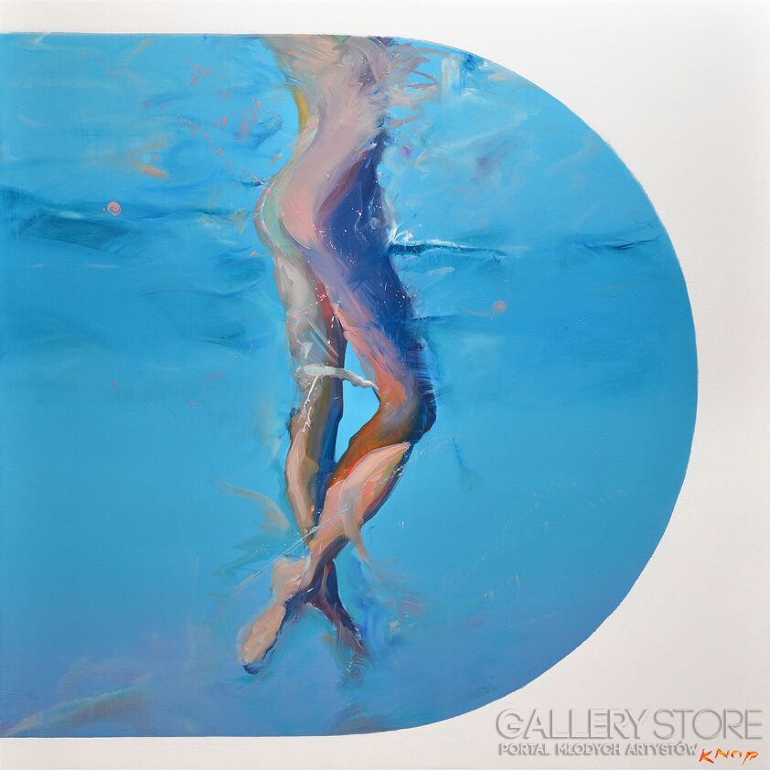 First28680 Last28680-Madame V z cyklu SWIMMING POOL-Olej