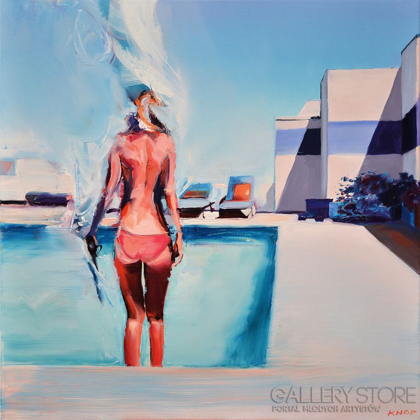 First28680 Last28680-Madame VAngel'01 z cyklu SWIMMING POOL-Olej