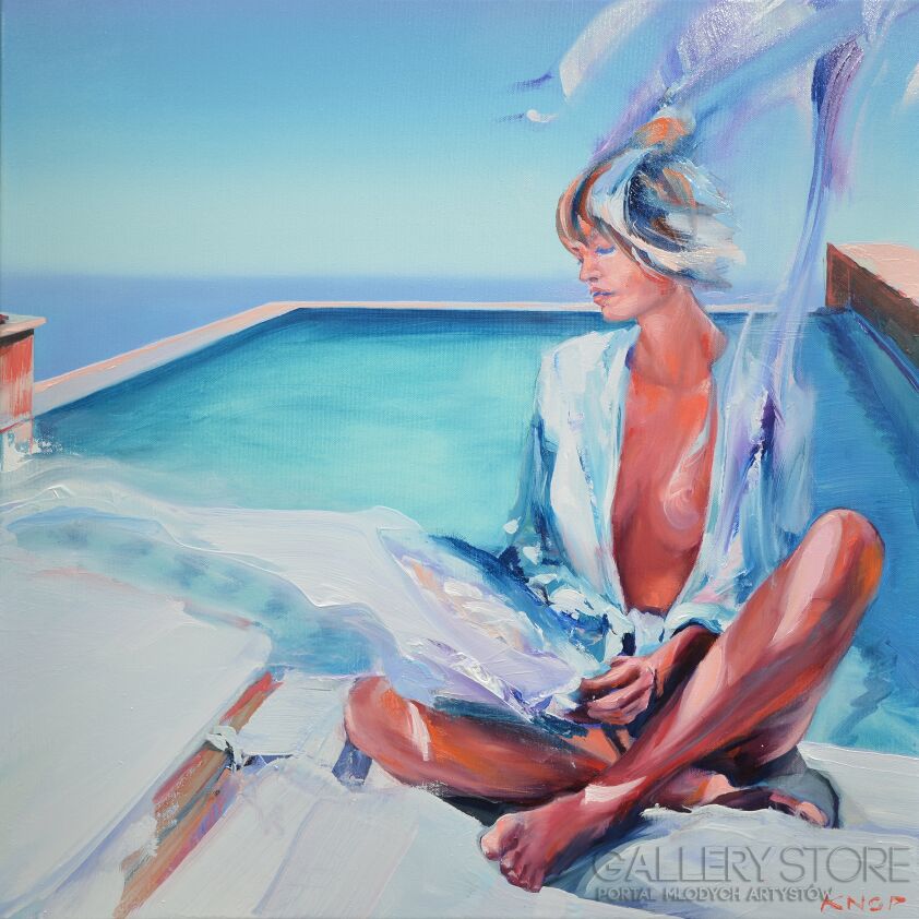First28680 Last28680-Madame VAngel'02 z cyklu SWIMMING POOL-Olej