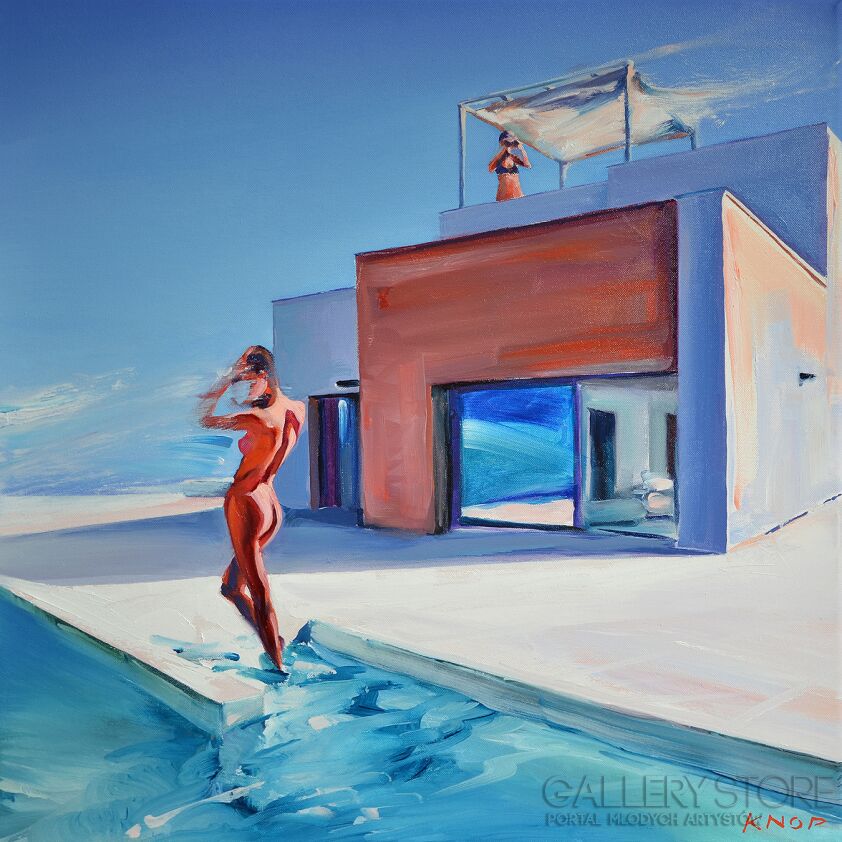 First28680 Last28680-Madame VAngel'04 z cyklu SWIMMING POOL-Olej