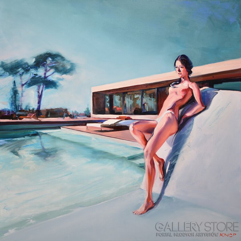 First28680 Last28680-Madame VAngel'09 z cyklu SWIMMING POOL-Olej