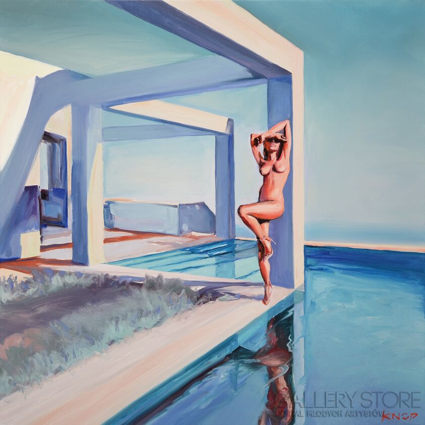 First28680 Last28680-Madame VAngel '11 z cyklu SWIMMING POOL-Olej
