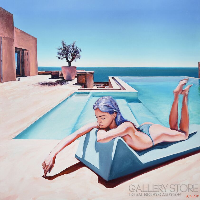 First28680 Last28680-Madame VAngel '14 z cyklu Swimming Pool-Olej