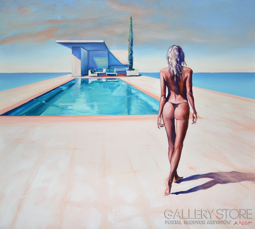 First28680 Last28680-Madame VAngel '16 z cyklu Swimming Pool-Olej