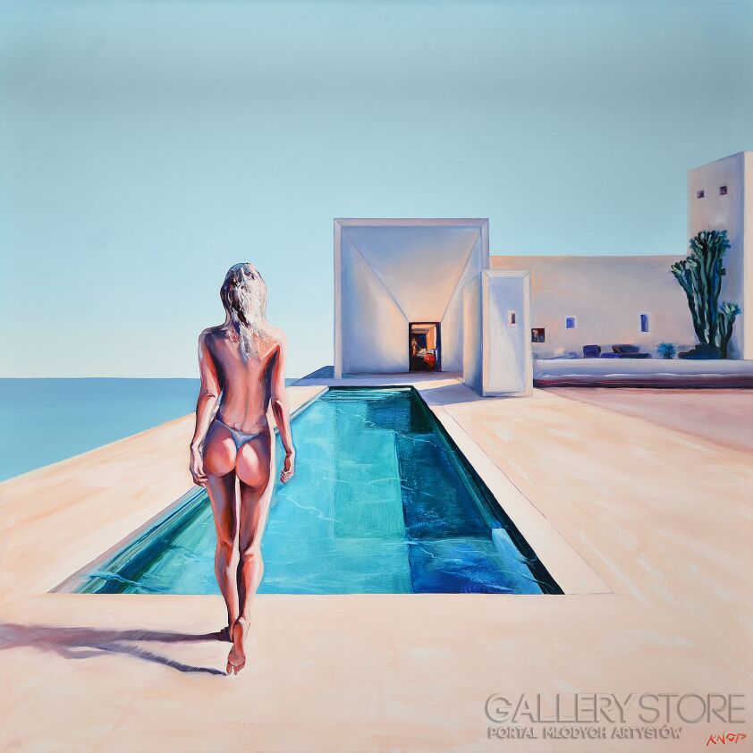 First28680 Last28680-Madame VAngel '17 z cyklu Swimming Pool-Olej