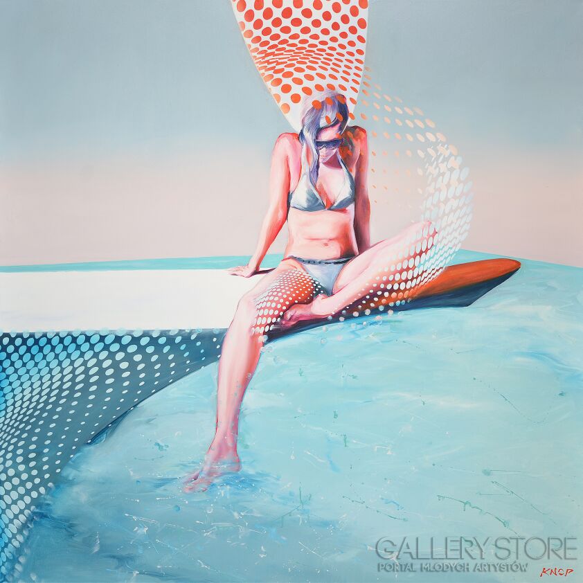 First28680 Last28680-Madame VAngel 26 z cyklu SWIMMING POOL-Olej