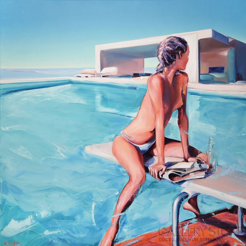 First28680 Last28680-Swimming Pool Trampolina Ev12-Giclee
