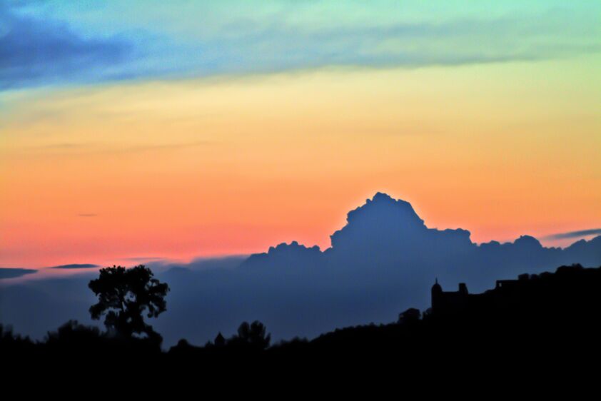 First32323 Last32323-Sunset over the castle-Fotografia