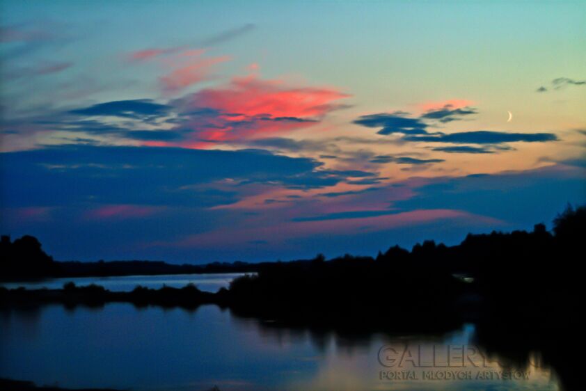 First32323 Last32323-Vistula River at night 1-Fotografia