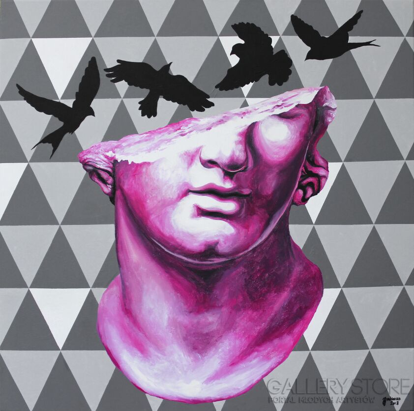 First27313 Last27313-Pink Head-Akryl